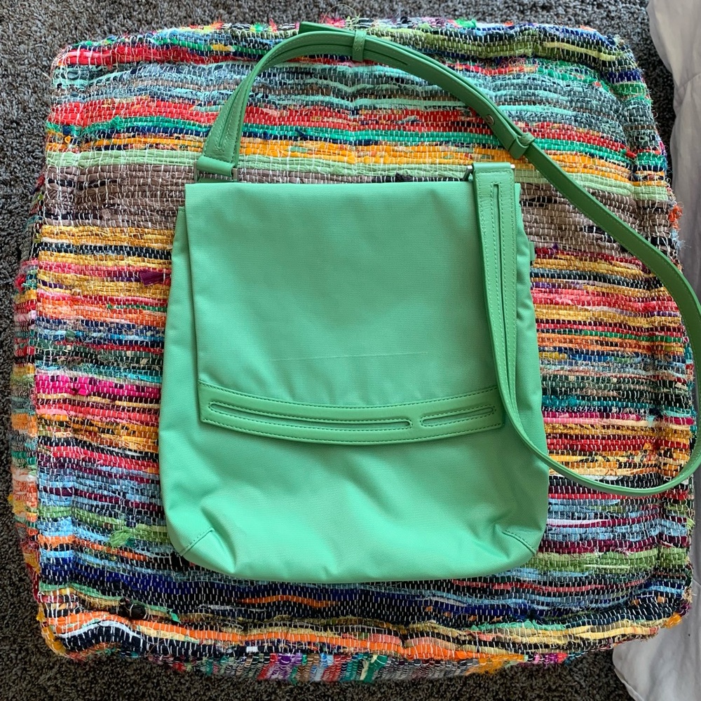 Mint Green Tumi Travel Cross-bag Purse
